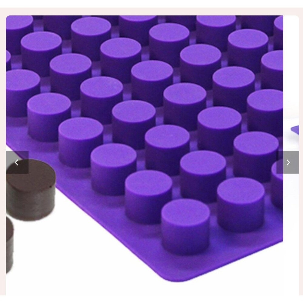 Truffly Made 88 Cavity Silicone Candy Mold – Mini Cheesecake Baking Mold
